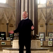 Photo of Simon at Wells Cathedral